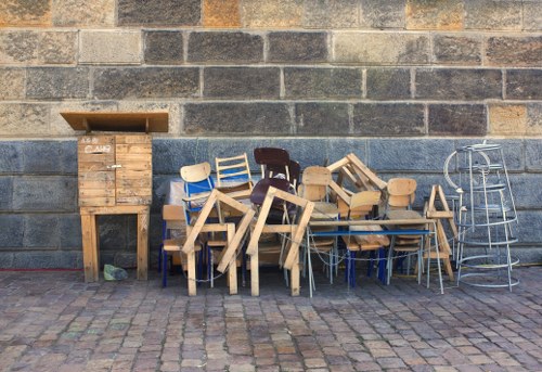 Furniture ready for disposal in Herne Hill