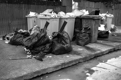 Recycling center processing furniture in Herne Hill